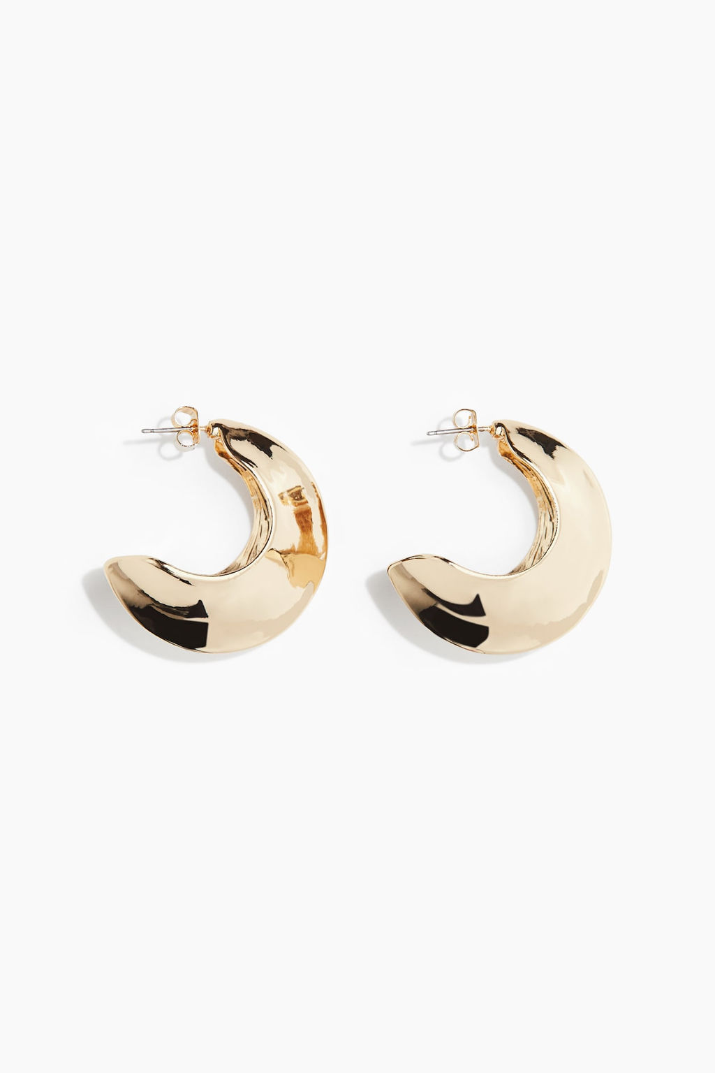 Pendientes de aro con diseno en punta - H&m фото 3
