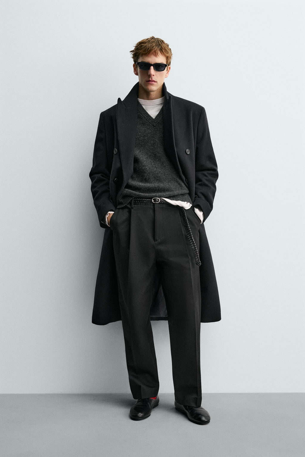 RELAXED FIT PLEATED TROUSERS AARON LEVINE X ZARA фото 11
