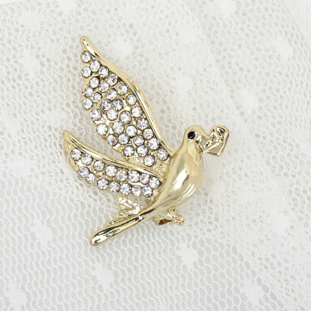 Брошь Голубь / 3081 /уп 24/ - ГалеонТрейд фото 4