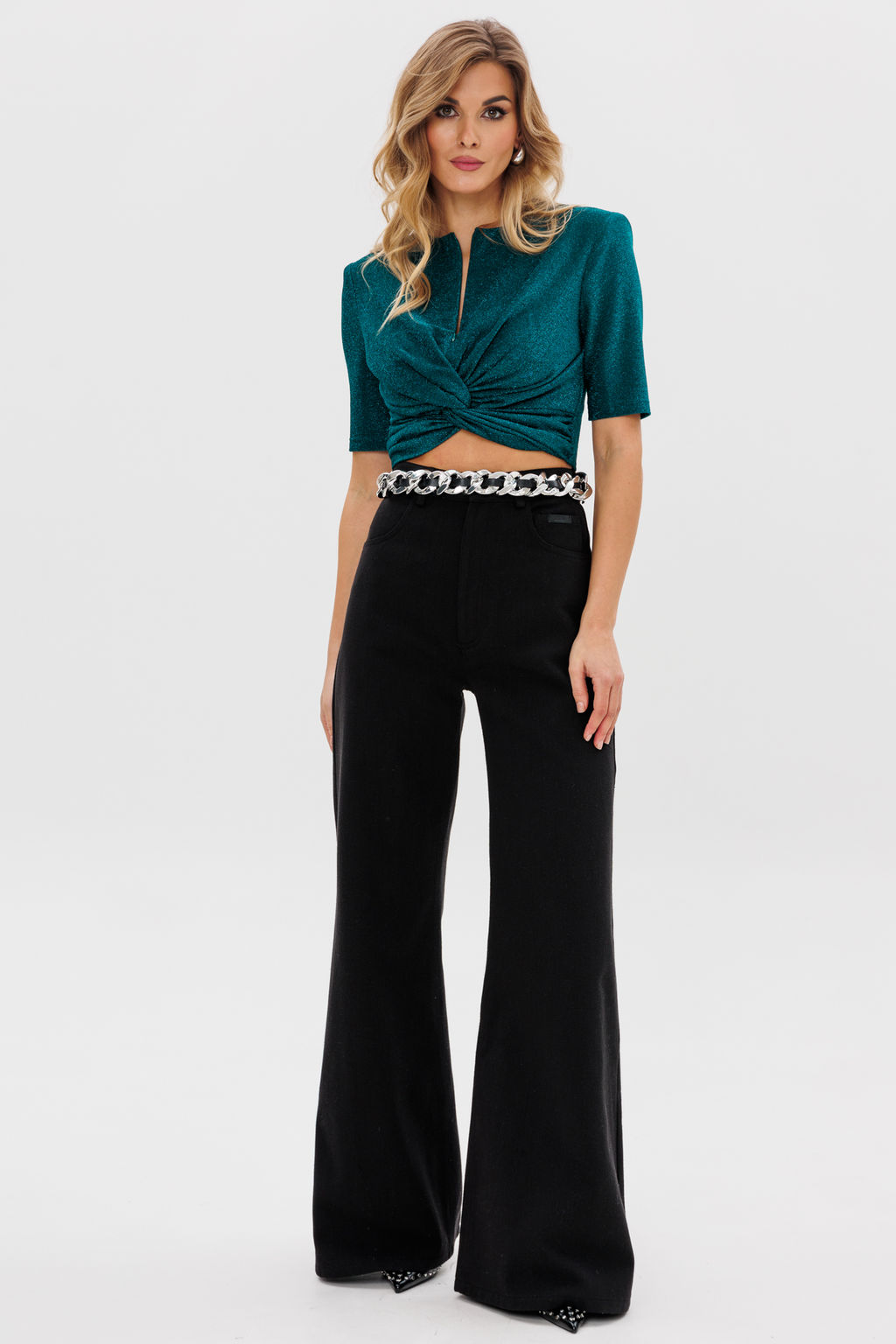 Брюки Eola 2672 джинсовые хлопок с эластаном  фото 2