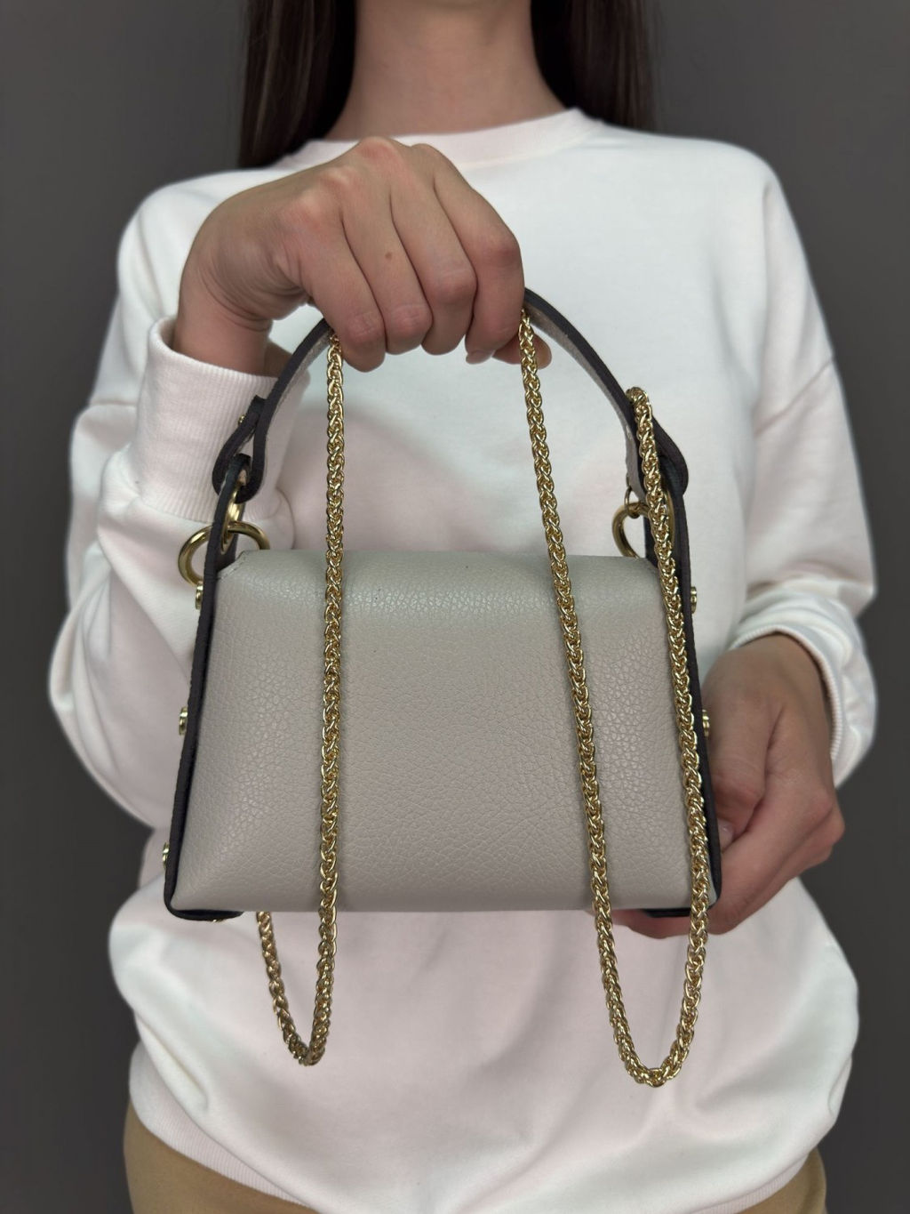 Сумка женская из телячьей кожи