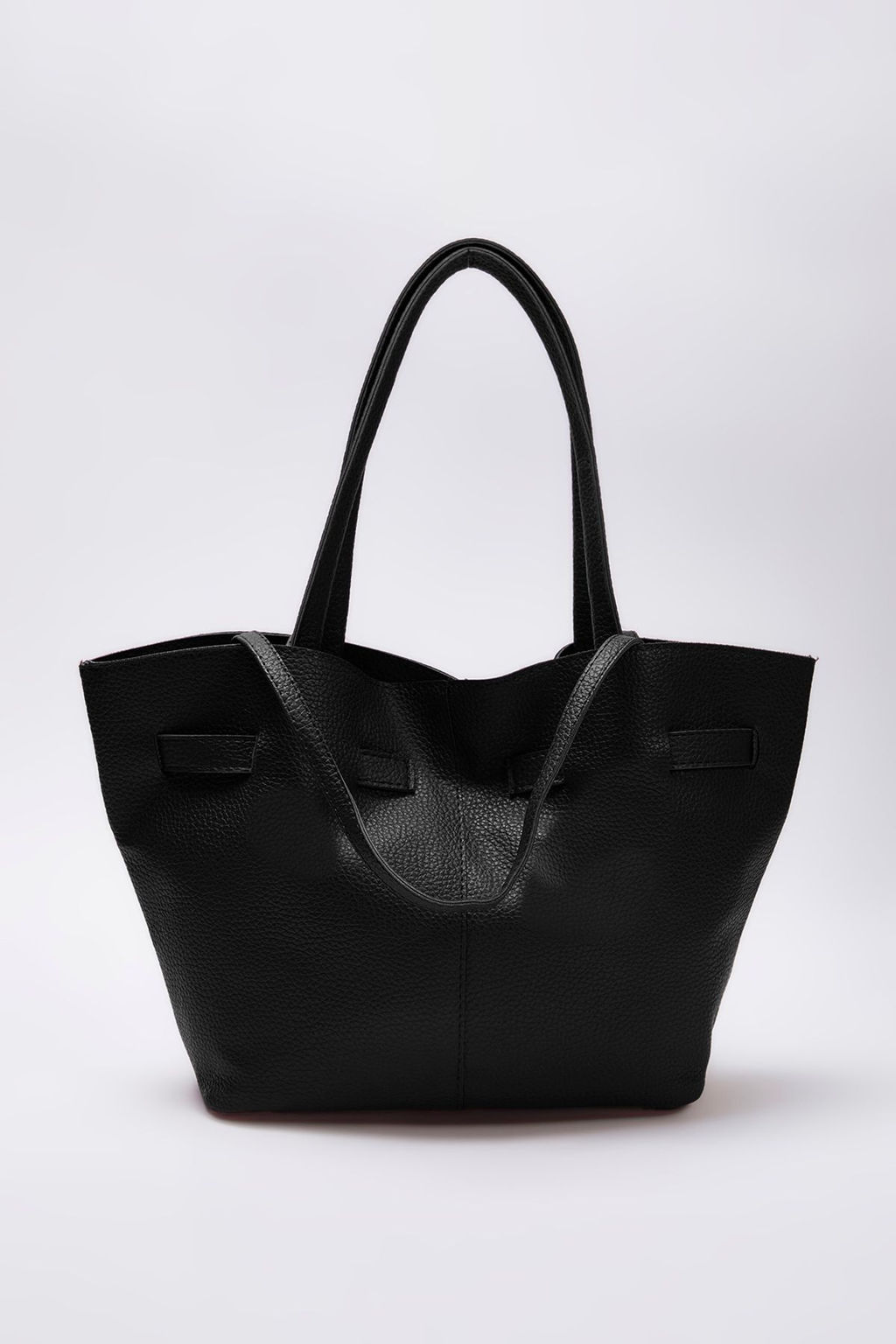 Siyah Tutma Sapl? Ve Capraz Ask?l? Maksi Boy Tote Kad?n Omuz Canta TAKSS25OC00030 - Trendyolmilla фото 3