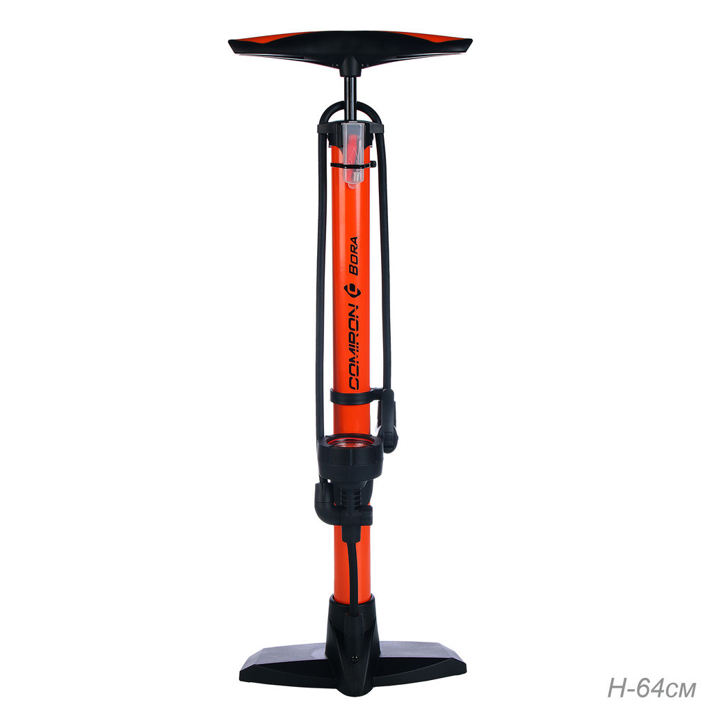 Насос напольный с регулируемым манометром COMIRON BORA, стальной корпус, 650*38мм, 737 см3, 8 бар, 120 psi., стальной шток 12мм, 848 гр. /уп 10/ - Галеонтрейд фото 12