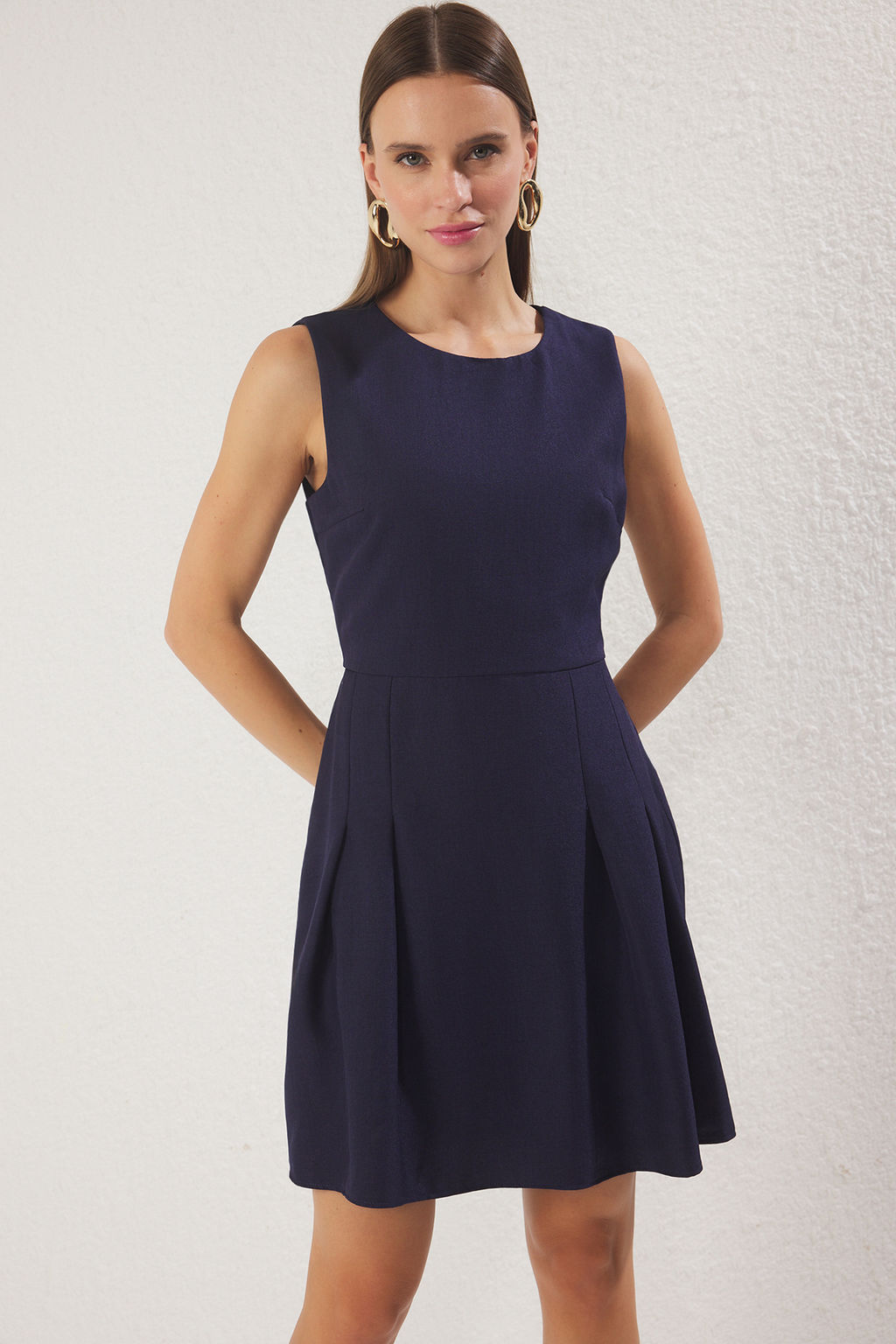 TRENDYOLMILLA Fusya Duz A Kesim Mini Dokuma Elbise TWOSS25EL00185  фото 8