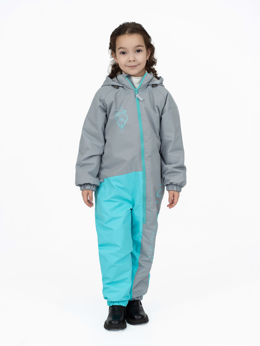 Комбинезон демисезонный бирюза