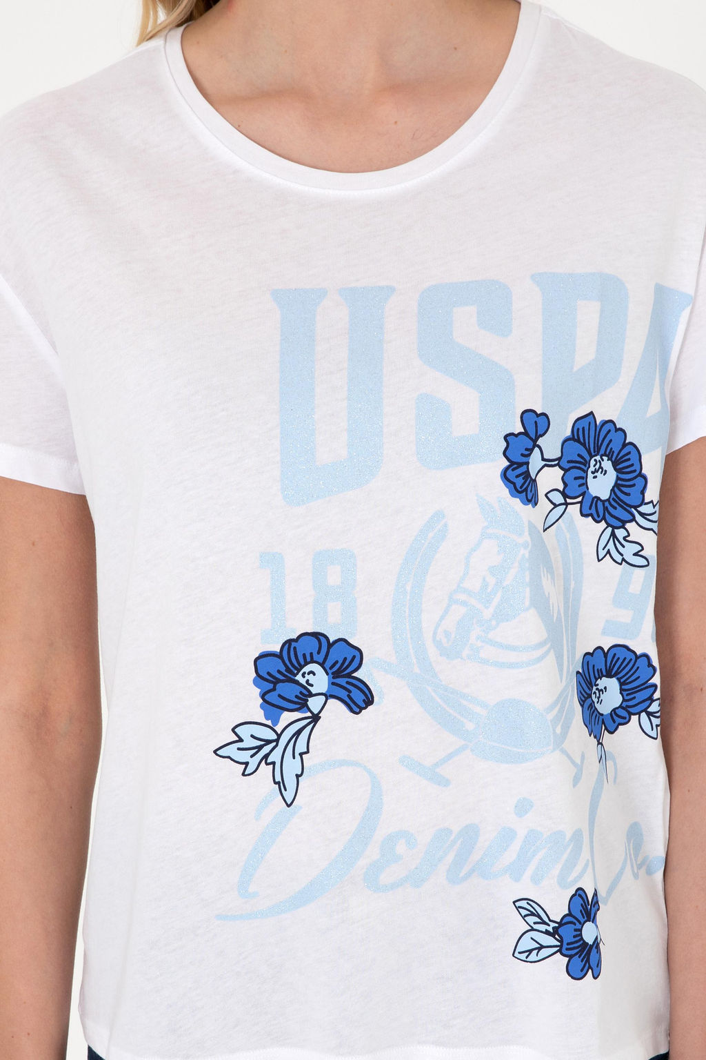 Kad_n Beyaz Ti__rt Sepette S_rpriz _ndirim - U.s. polo assn фото 6