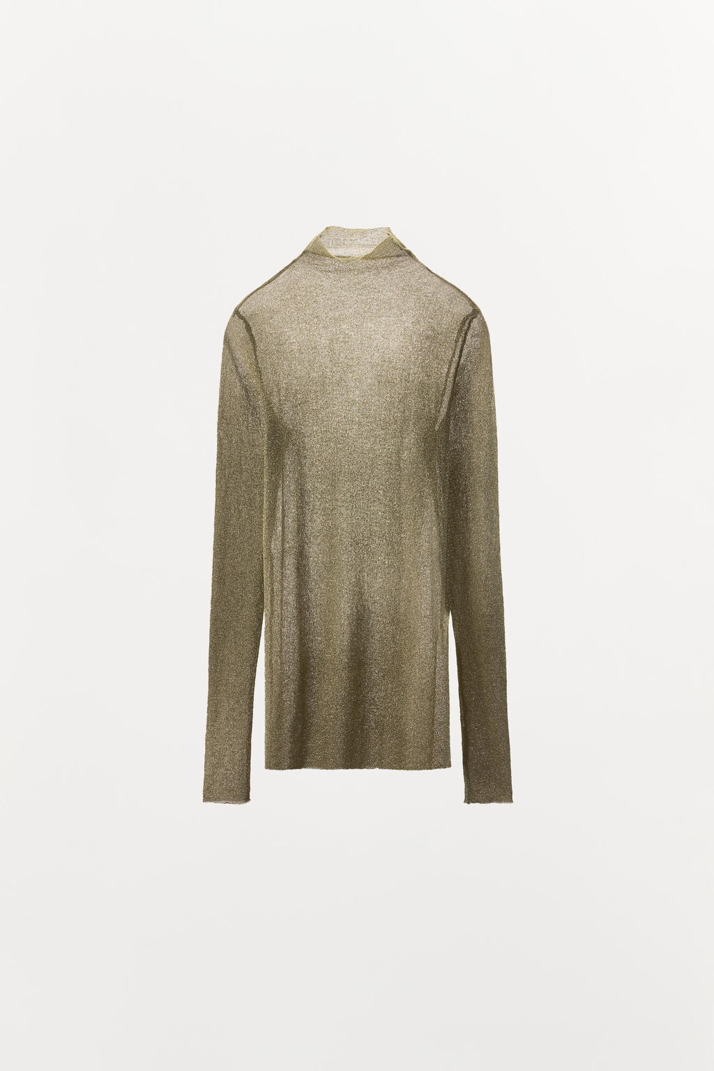 FINE KNIT METALLIC THREAD TOP - Zara фото 4