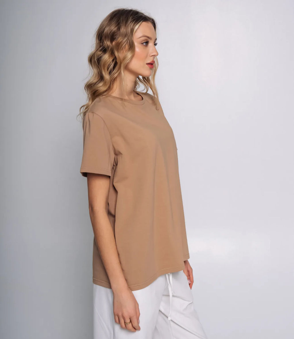 Футболка #1S600, какао
