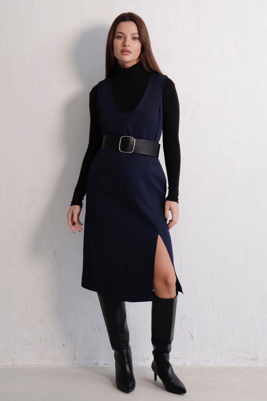 Сарафан базовый с разрезом - Martichelli фото 31