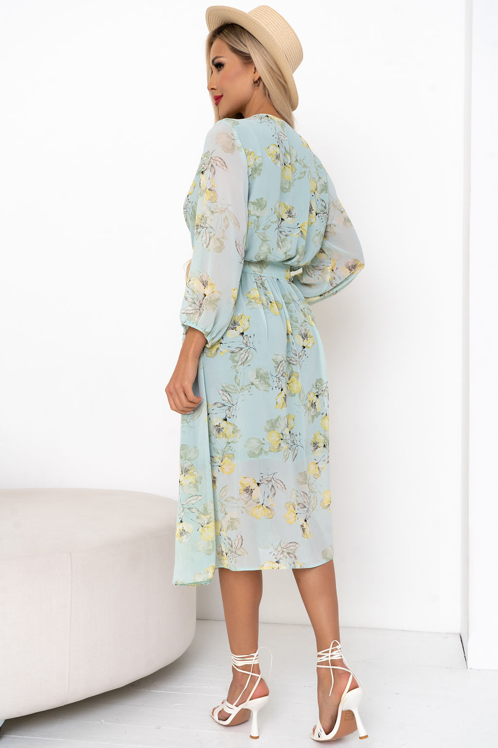 Платье Мила (мята/желтый) Р11-1207/4 - Николь фото 7