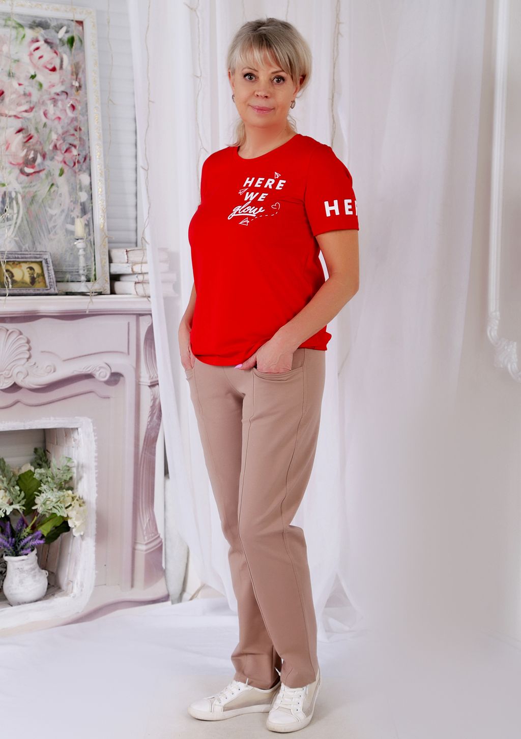 Брюки Эскорт беж - Марлен фото 2