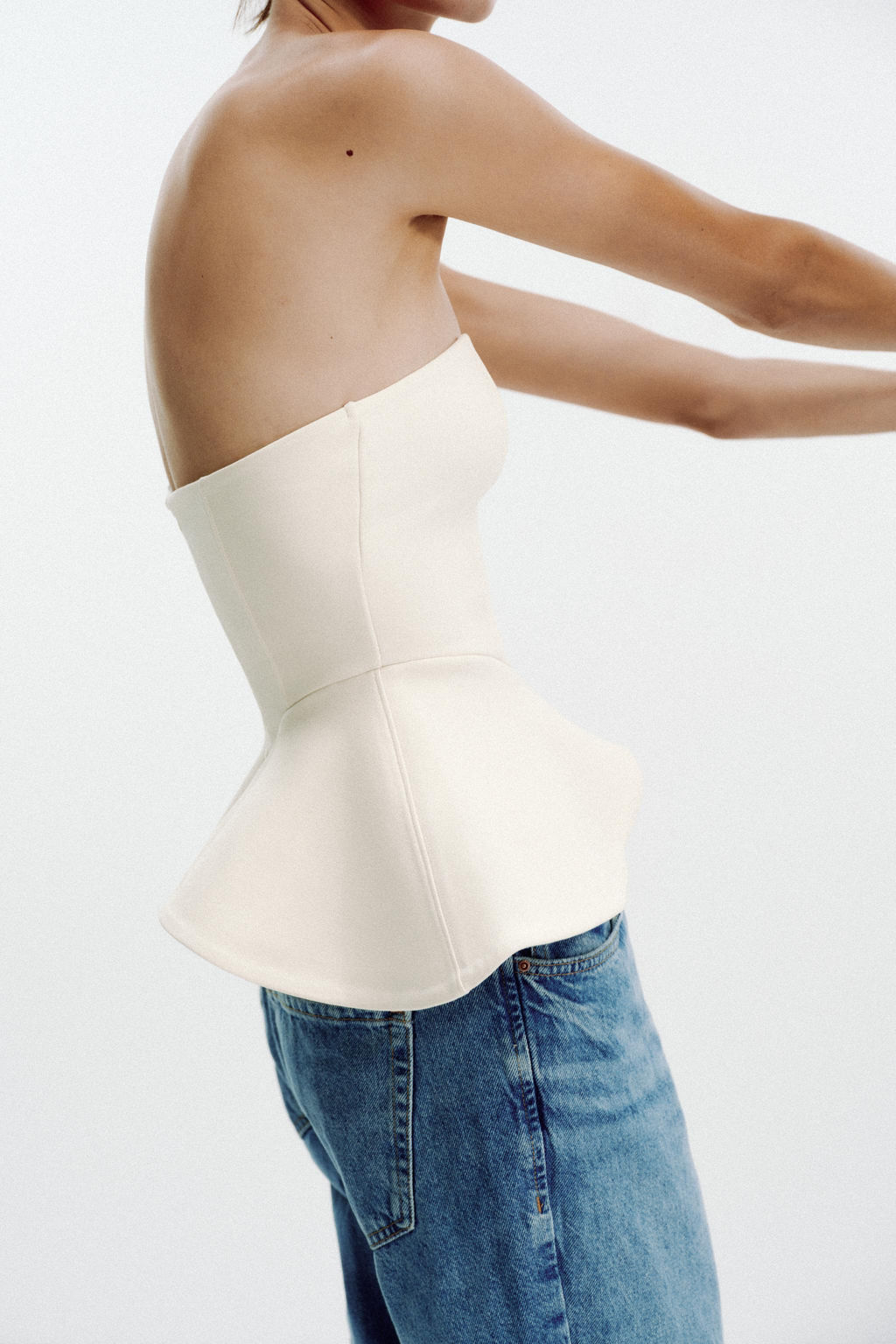 INTERLOCK BANDEAU TOP - Zara фото 5