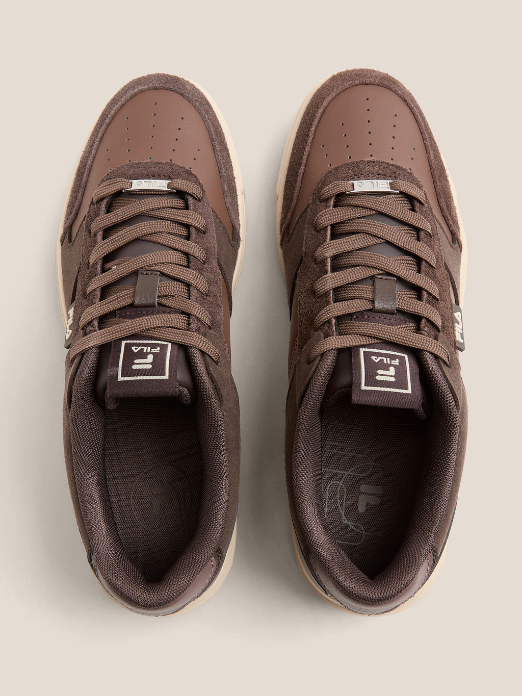 Женские кеды FILA FX-1000 LOW W Артикул 4563505, темно-коричневый  фото 4