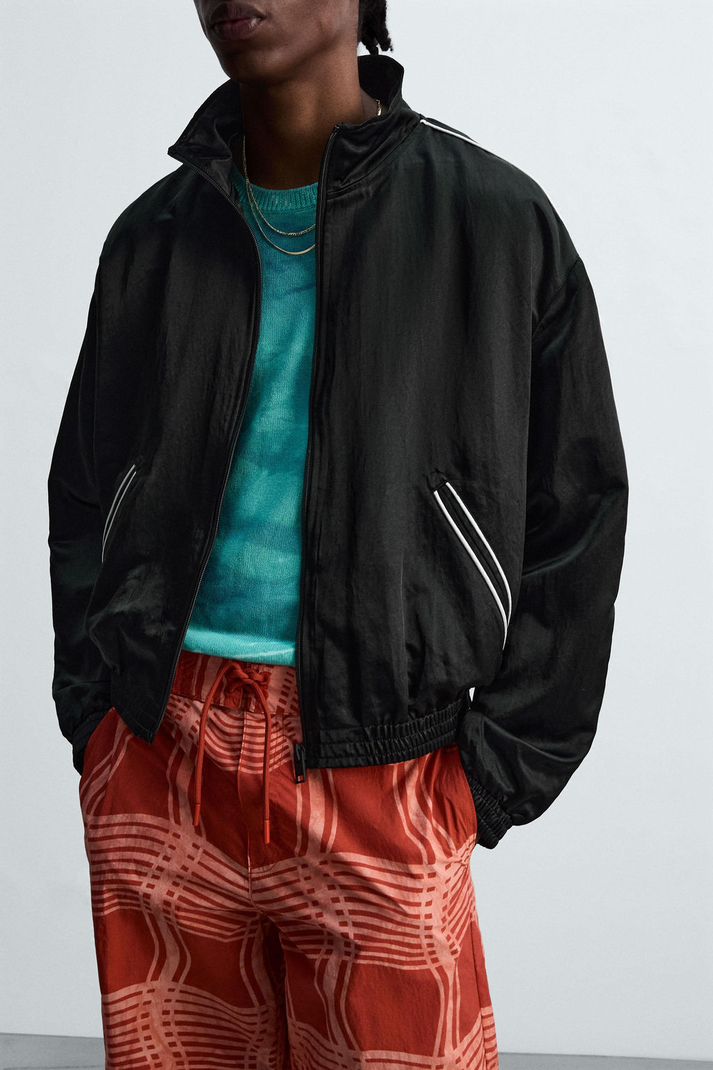 EMBROIDERED BOMBER JACKET OTIS KWAME KYE QUAICOE - Zara фото 6