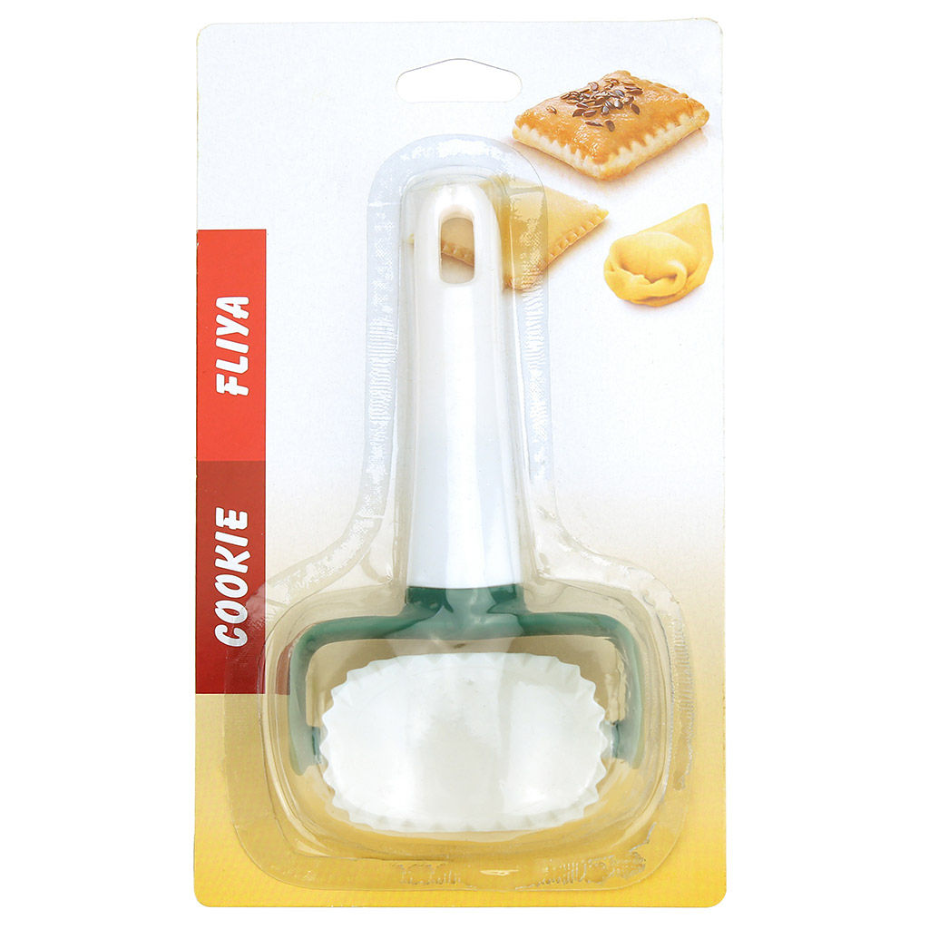 Нож для теста пластмассовый Вареник фигурный 8,5х16,5см, в блистере (Китай) - Домашняя мода фото 2