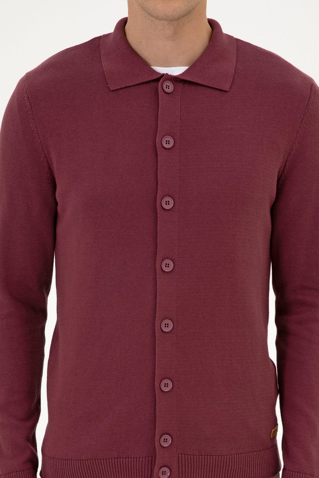 Erkek Bordo Basic Triko H_rka - U.s. polo assn фото 13