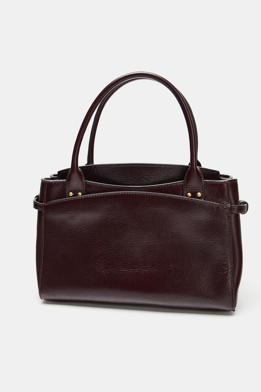 LEATHER MINI CITY BAG - Zara фото 11
