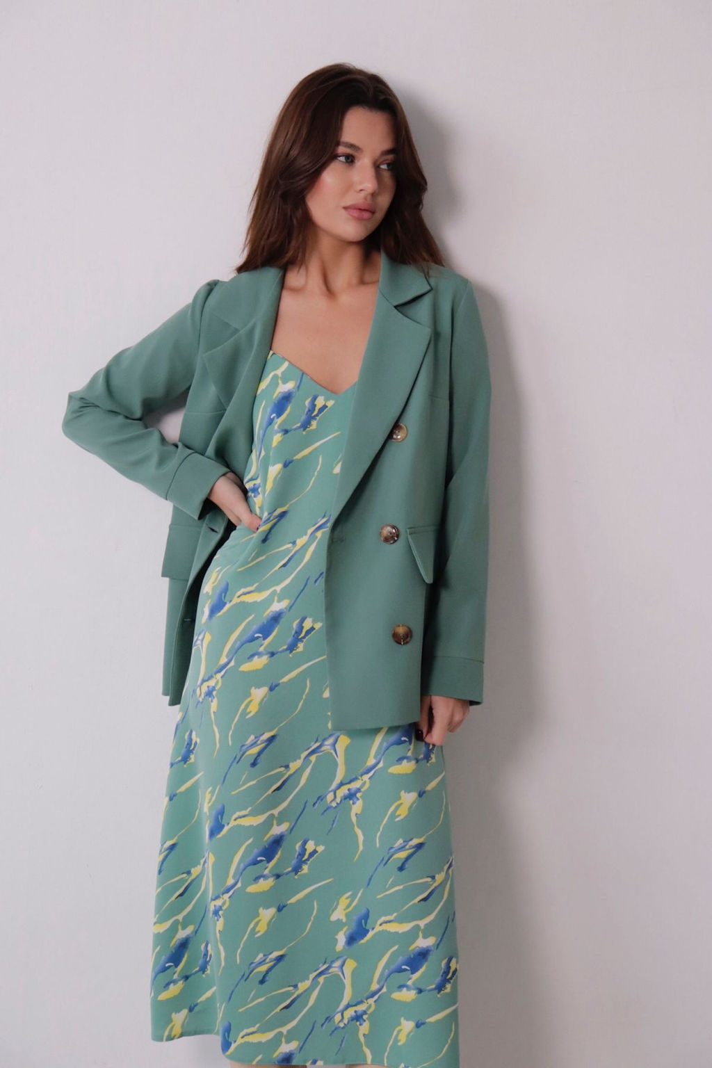 Платье-комбинация в бельевом стиле - Martichelli фото 145