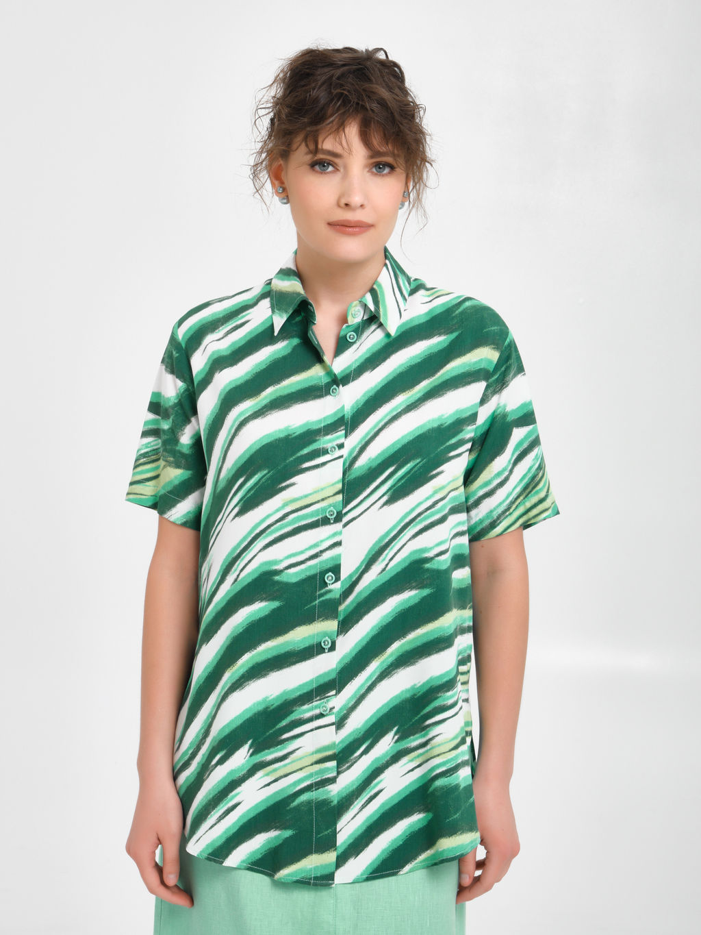 Блузка с принтом