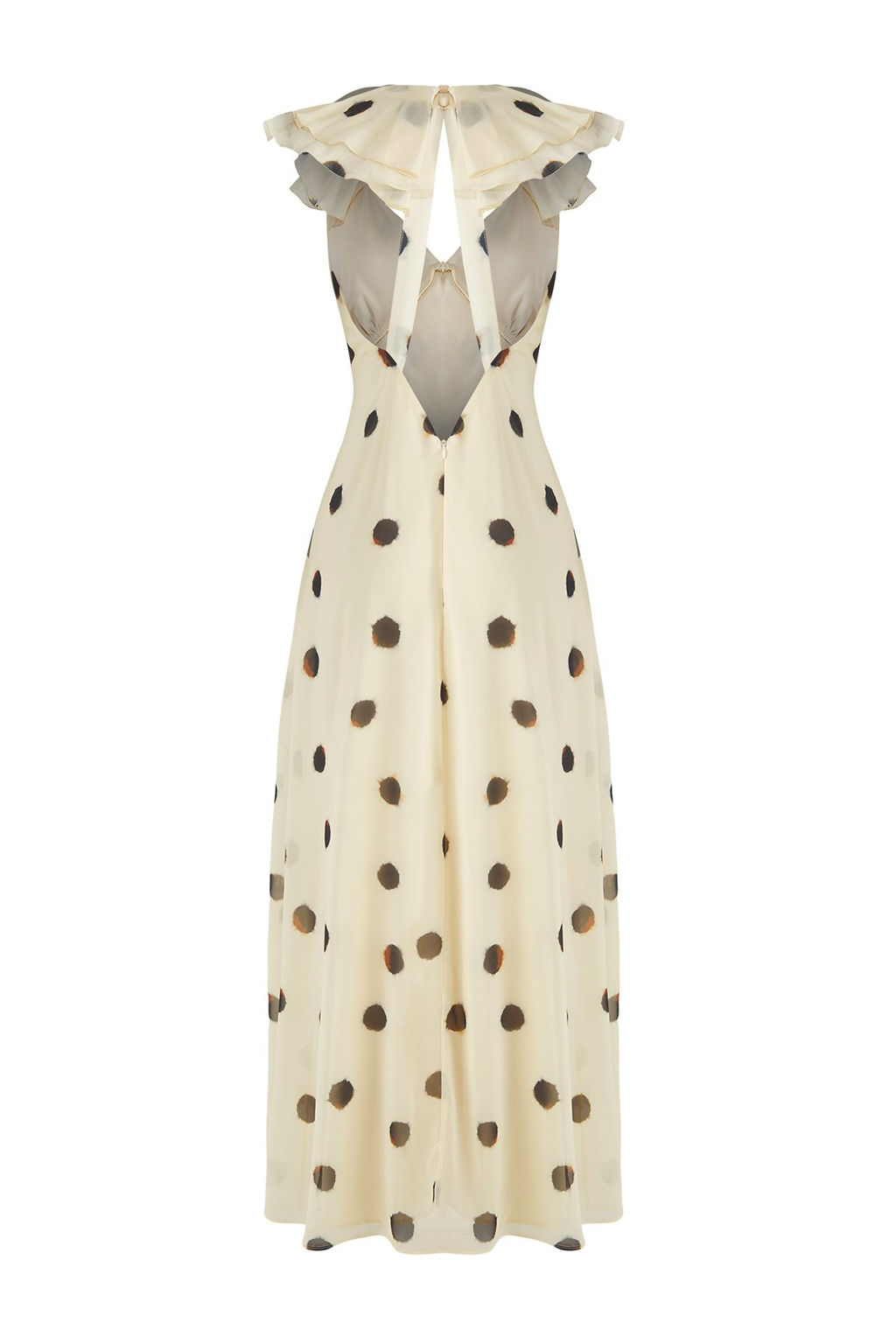 TRENDYOLMILLA Limited Edition Ac?k Sar? S?rt Detayl? Maxi Dokuma Elbise TWOSS25EL00519  фото 4