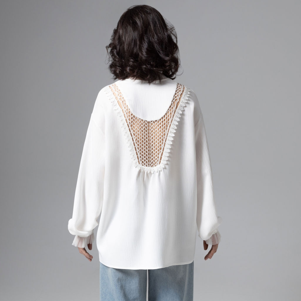 Рубашка нарядная Моя аура  люкс (белая) - Charutti фото 11