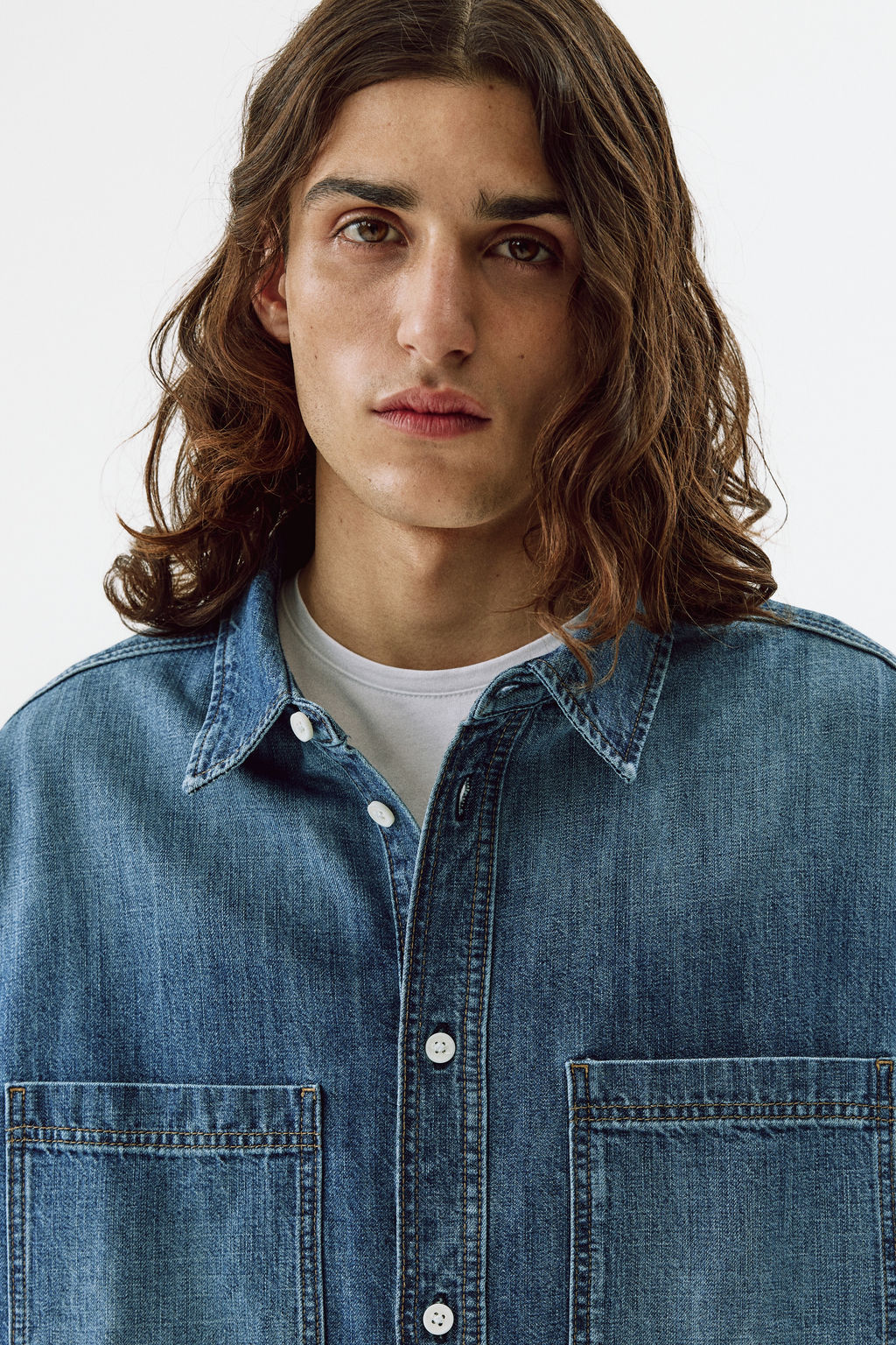 Camisa vaquera Relaxed Fit - H&m фото 7
