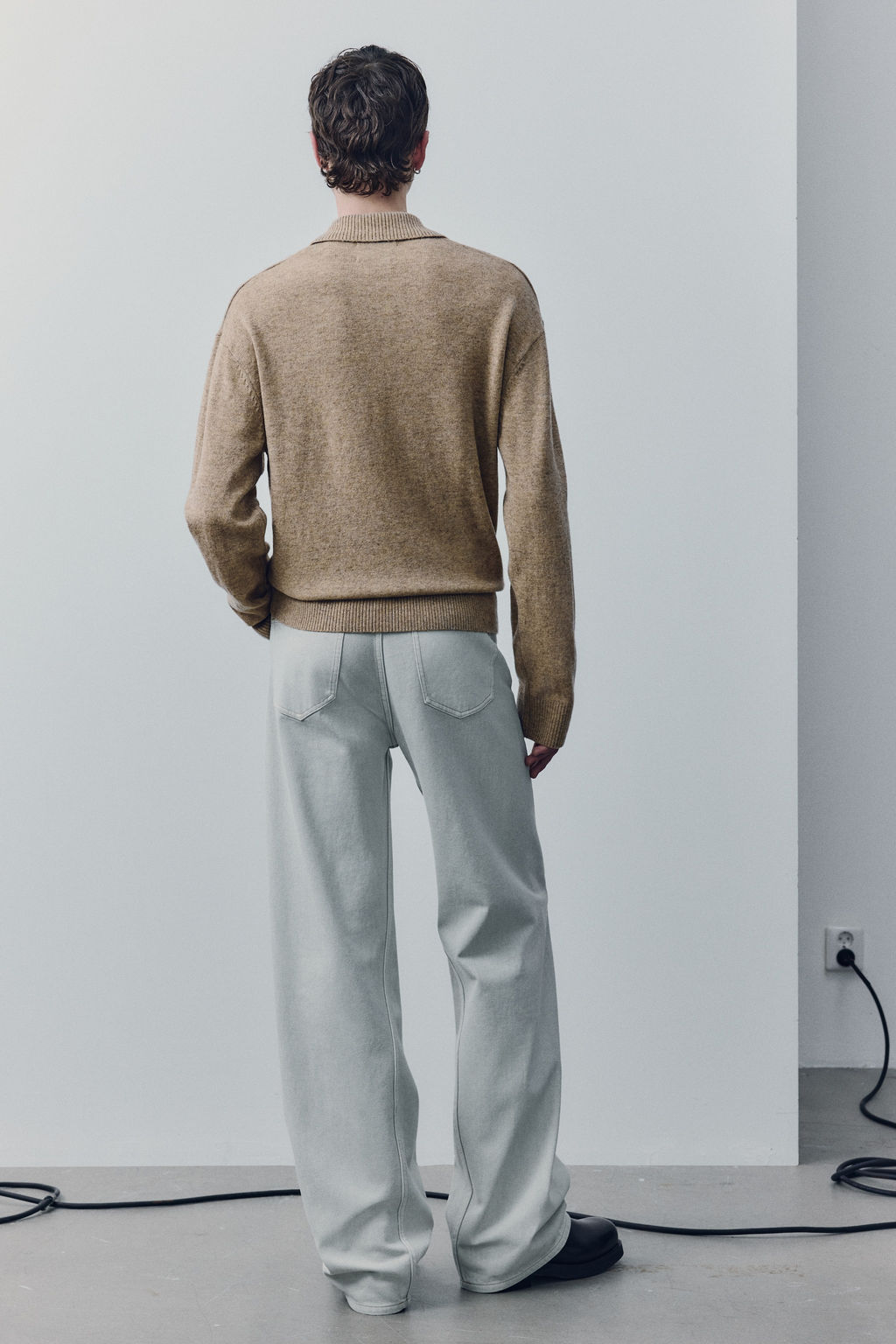 Wool-blend polo jumper - H&m фото 7