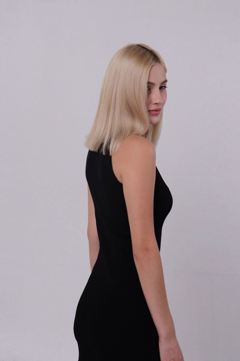 Мини-платье чёрное - Martichelli фото 6