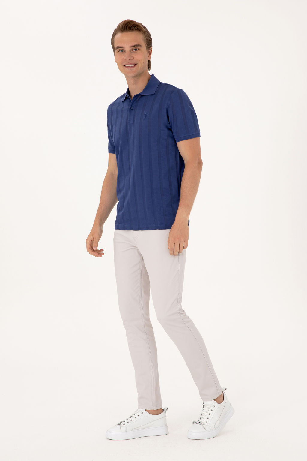Erkek A__k Gri Kanvas / Chino Pantolon - U.s. polo assn фото 7
