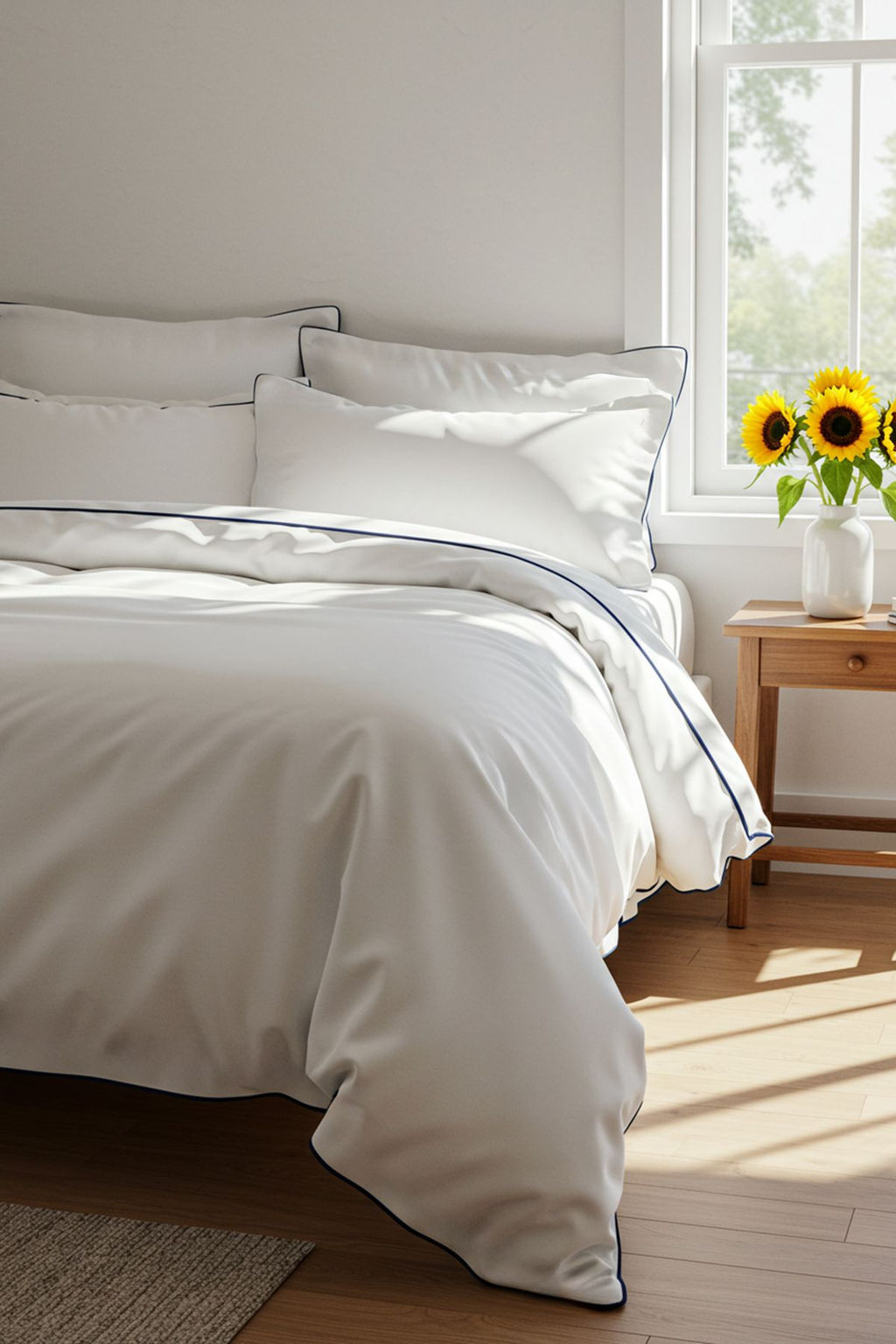 Trendyolmilla Home Cift Kisilik %100 Pamuk Lastiksiz Carsafl? Nevresim Tak?m? 200x220cm TPHSS25CKN00008  фото 8