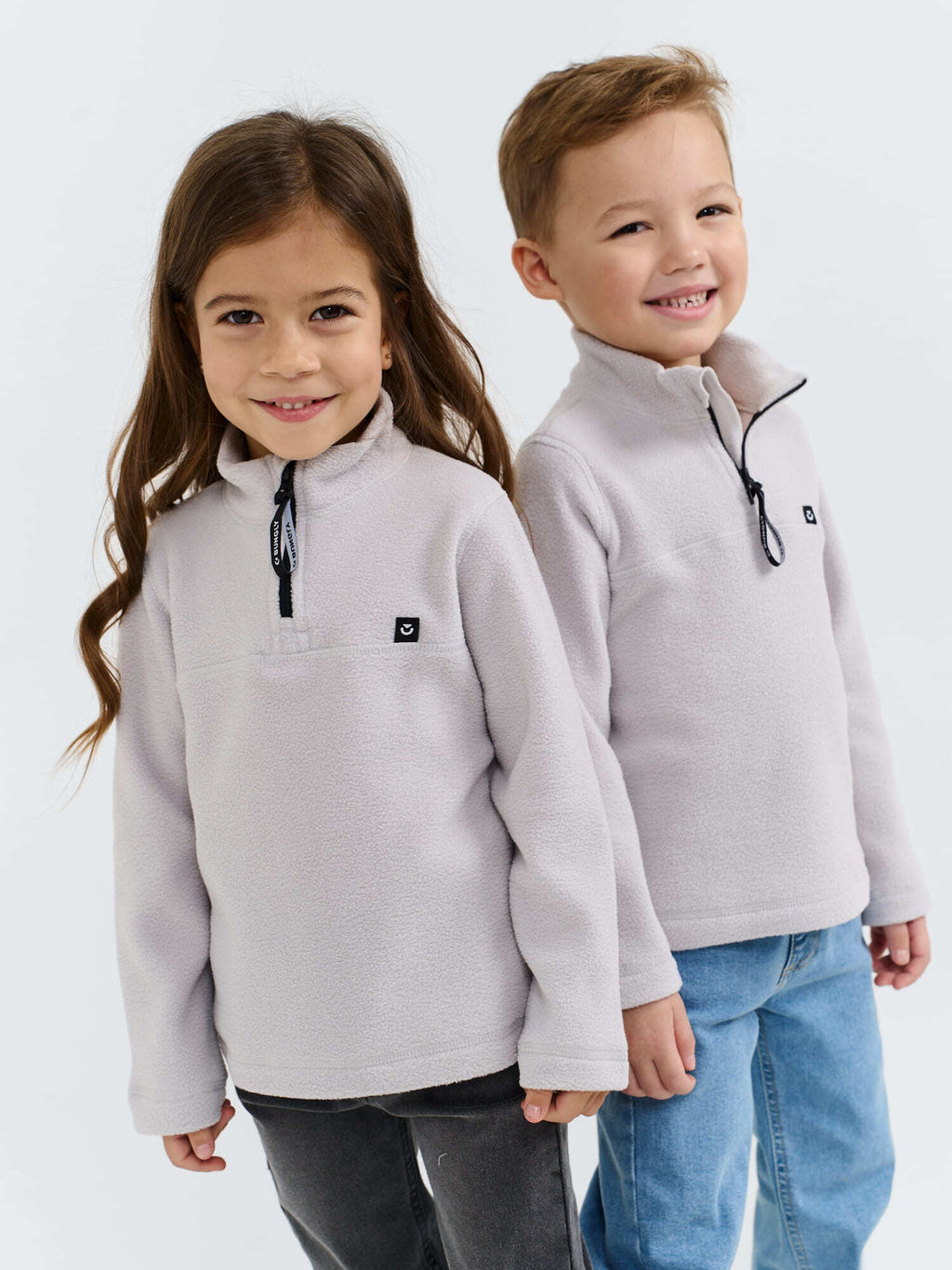 Олимпийка флисовая "Пепел"