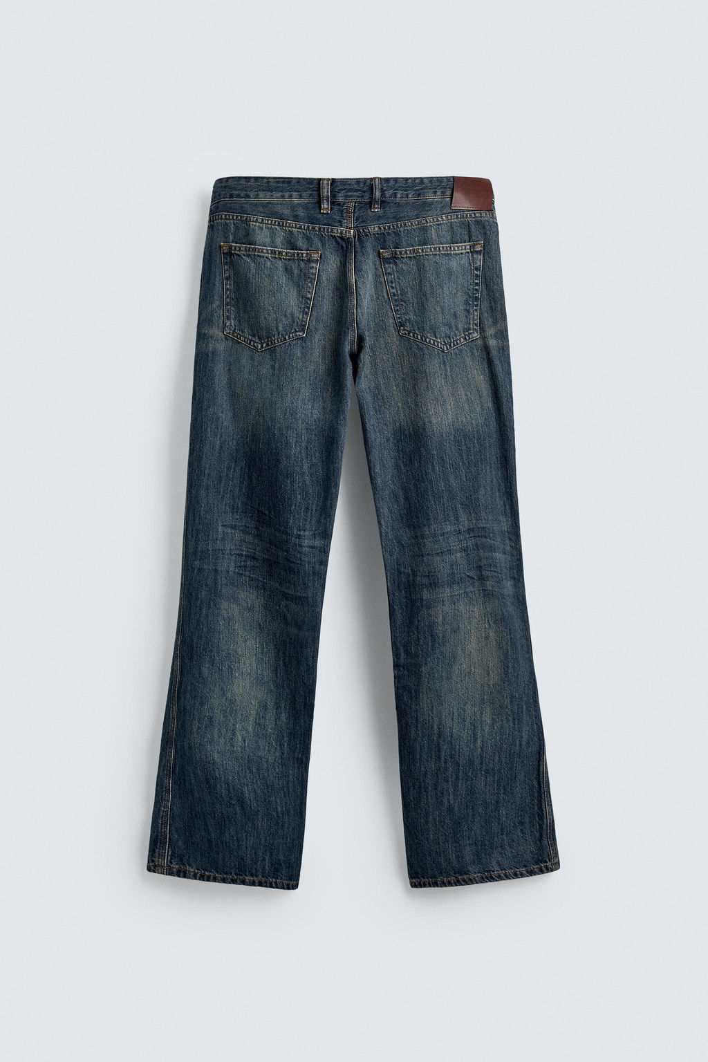 LOW-RISE FLARE FIT JEANS - Zara фото 8