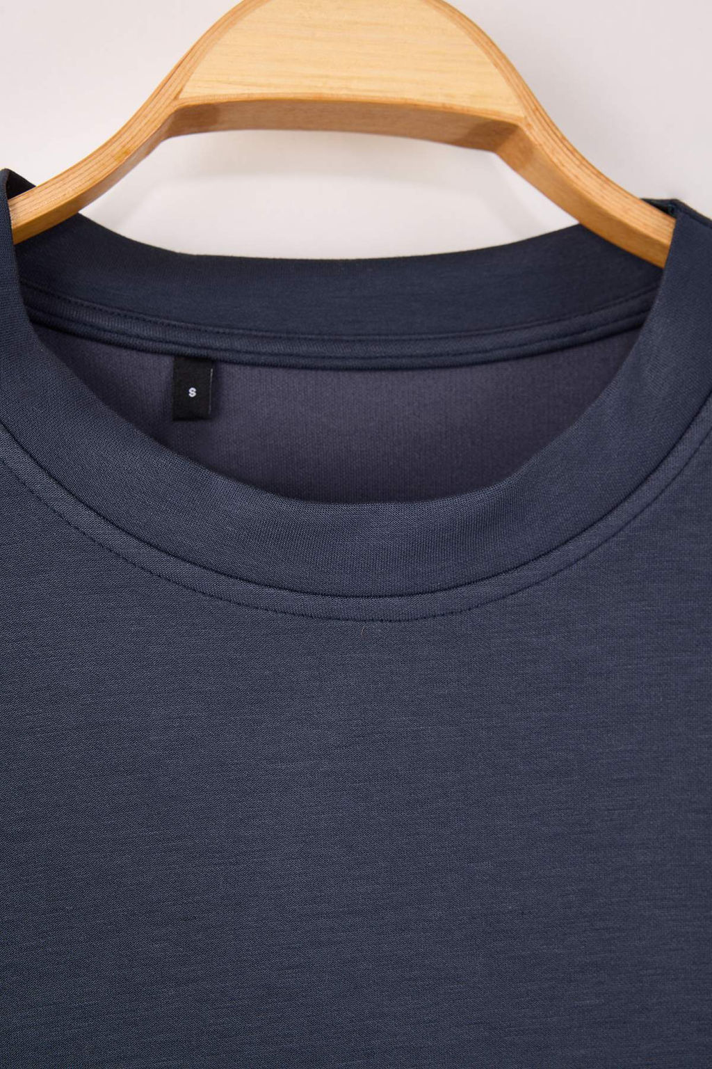 Indigo Oversize/Genis Kesim Yumusak Dokulu Basic T-Shirt TMNSS26TS00003