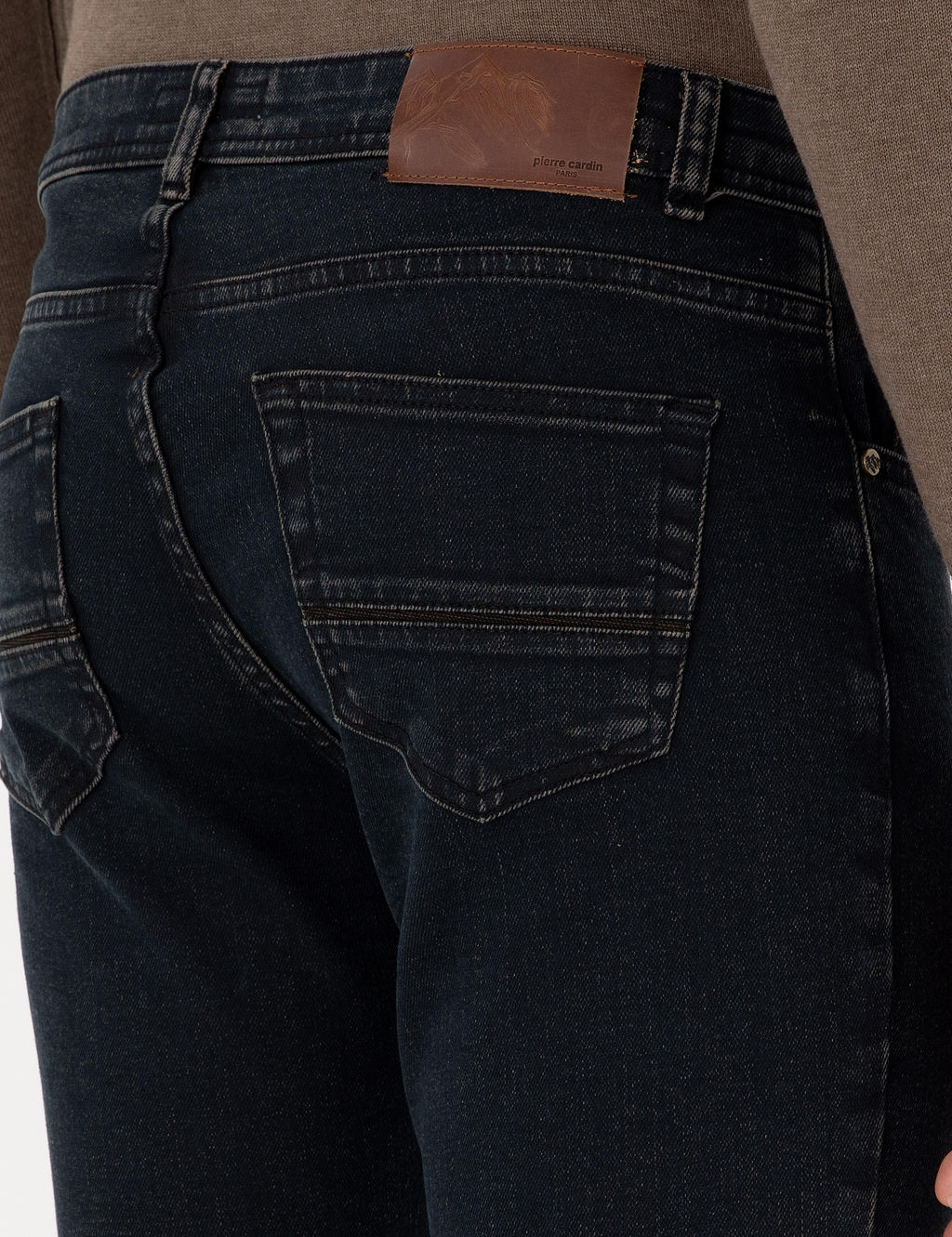 Koyu Mavi Slim Fit Jean Pantolon - Pierre cardin фото 6