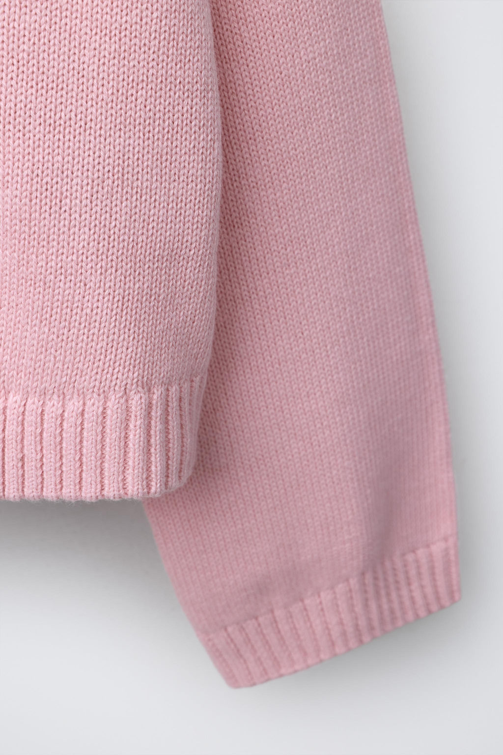 JERSEY PUNTO TEXTO BORDADO / Rosa pastel - Zara фото 6