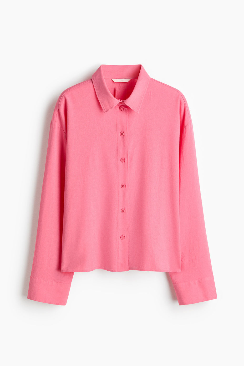 Camisa en mezcla de lino