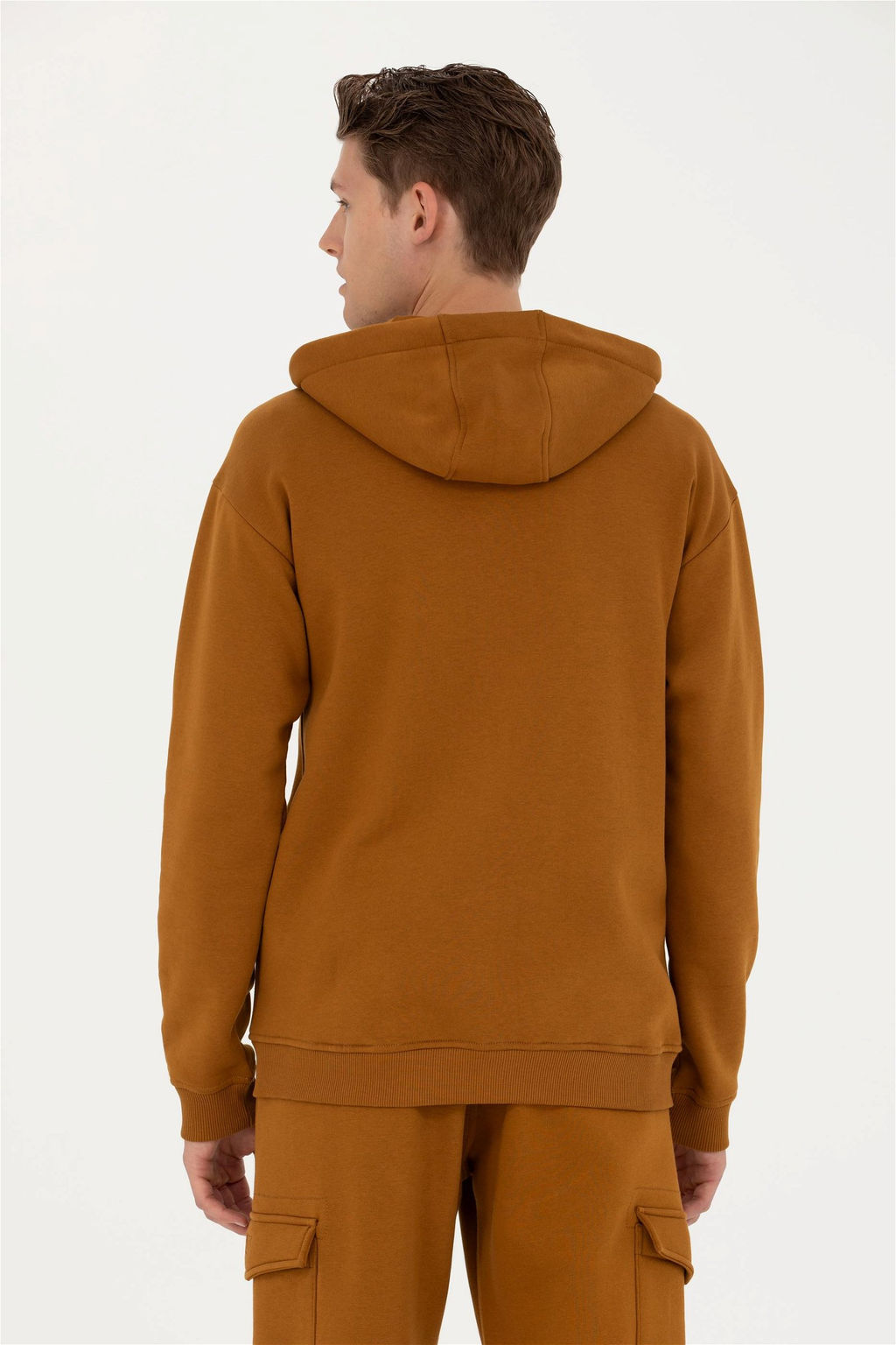 Мужской вязаный кардиган кокосового цвета - U.s. polo assn фото 5