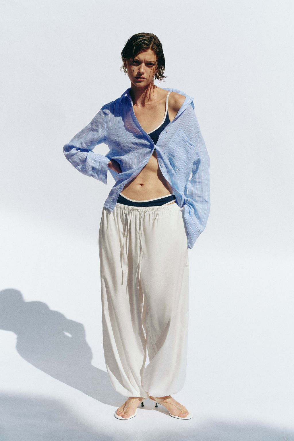 Camisa de lino - H&m фото 11