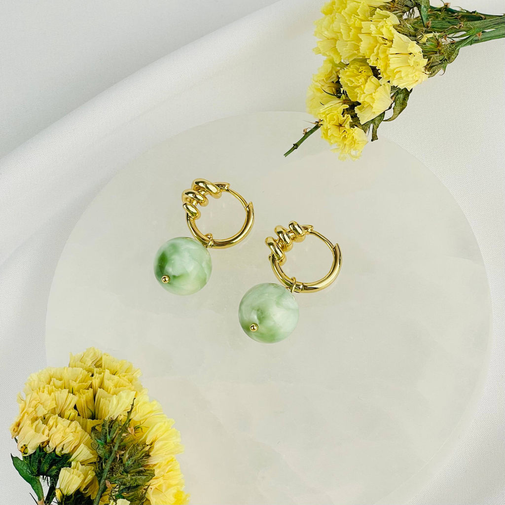 Серьги из Ангелита