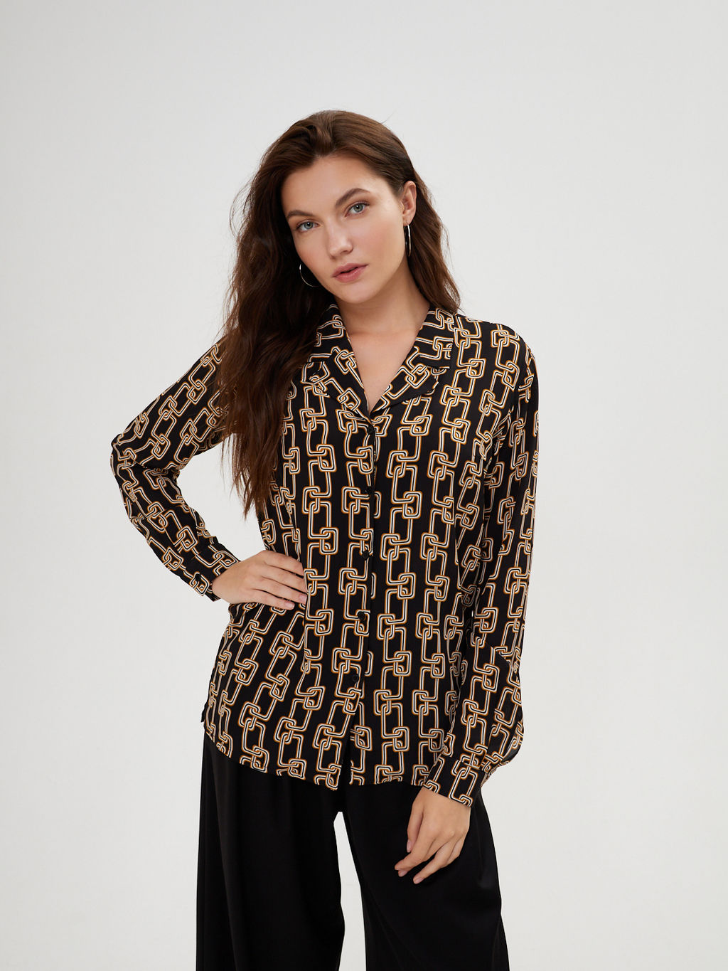 Рубашка 312.030063/коричневый - Seven senses фото 6