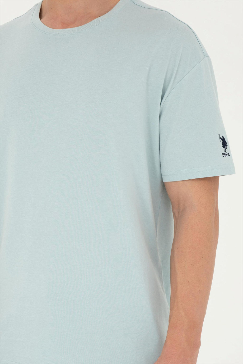 Мужская футболка водно-зеленого цвета - U.s. polo assn фото 6