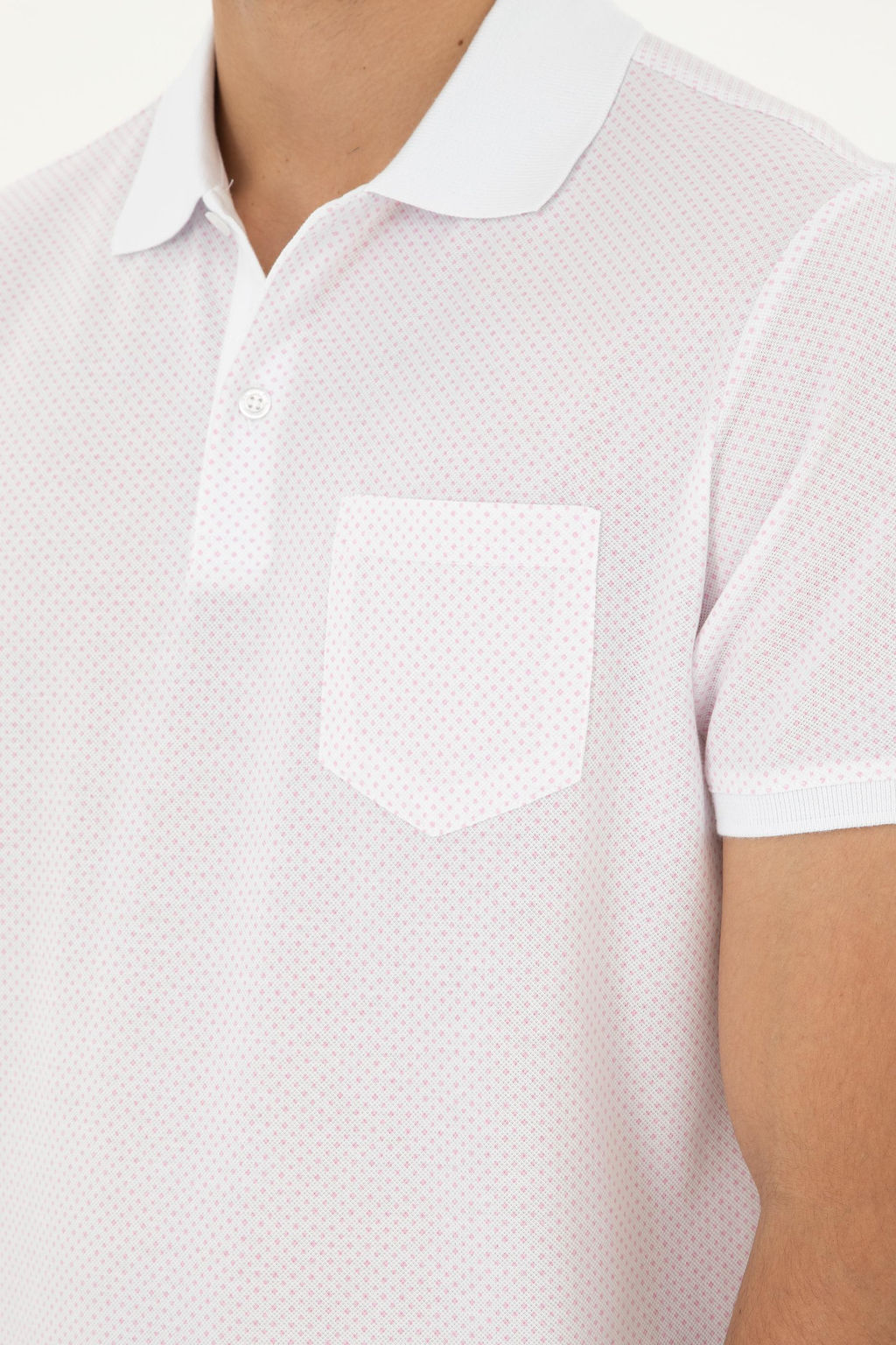 Мужская розовая футболка - U.s. polo assn фото 7