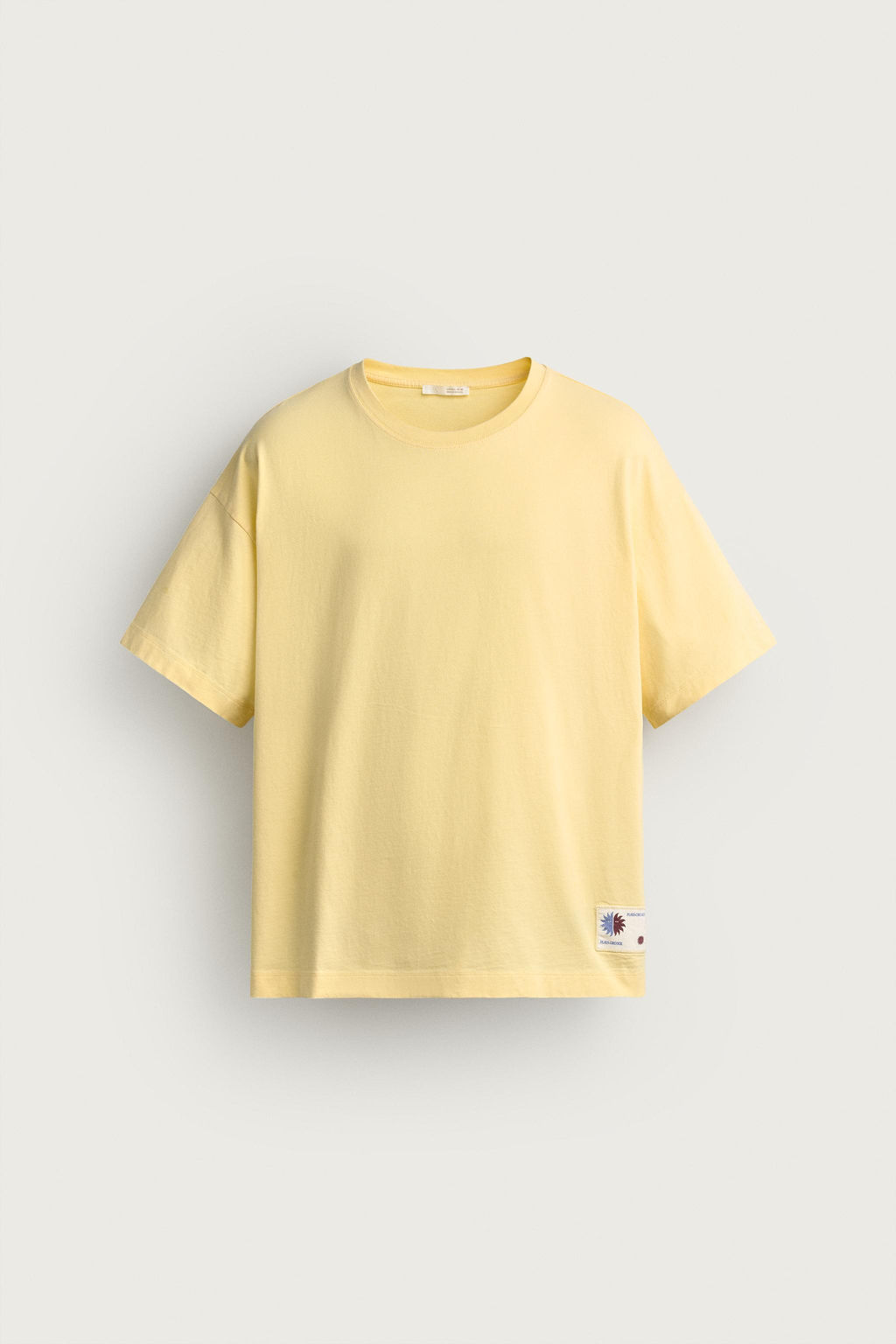 CAMISETA RELAXED FIT GR?FICO SOL / Mantequilla - Zara фото 8