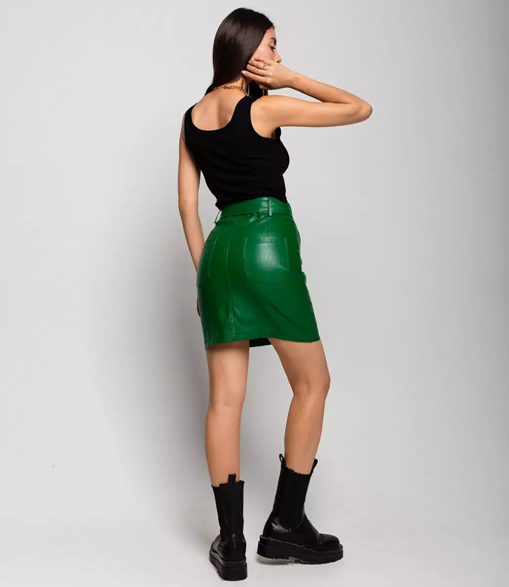 Юбка #КТ7123, зелёный