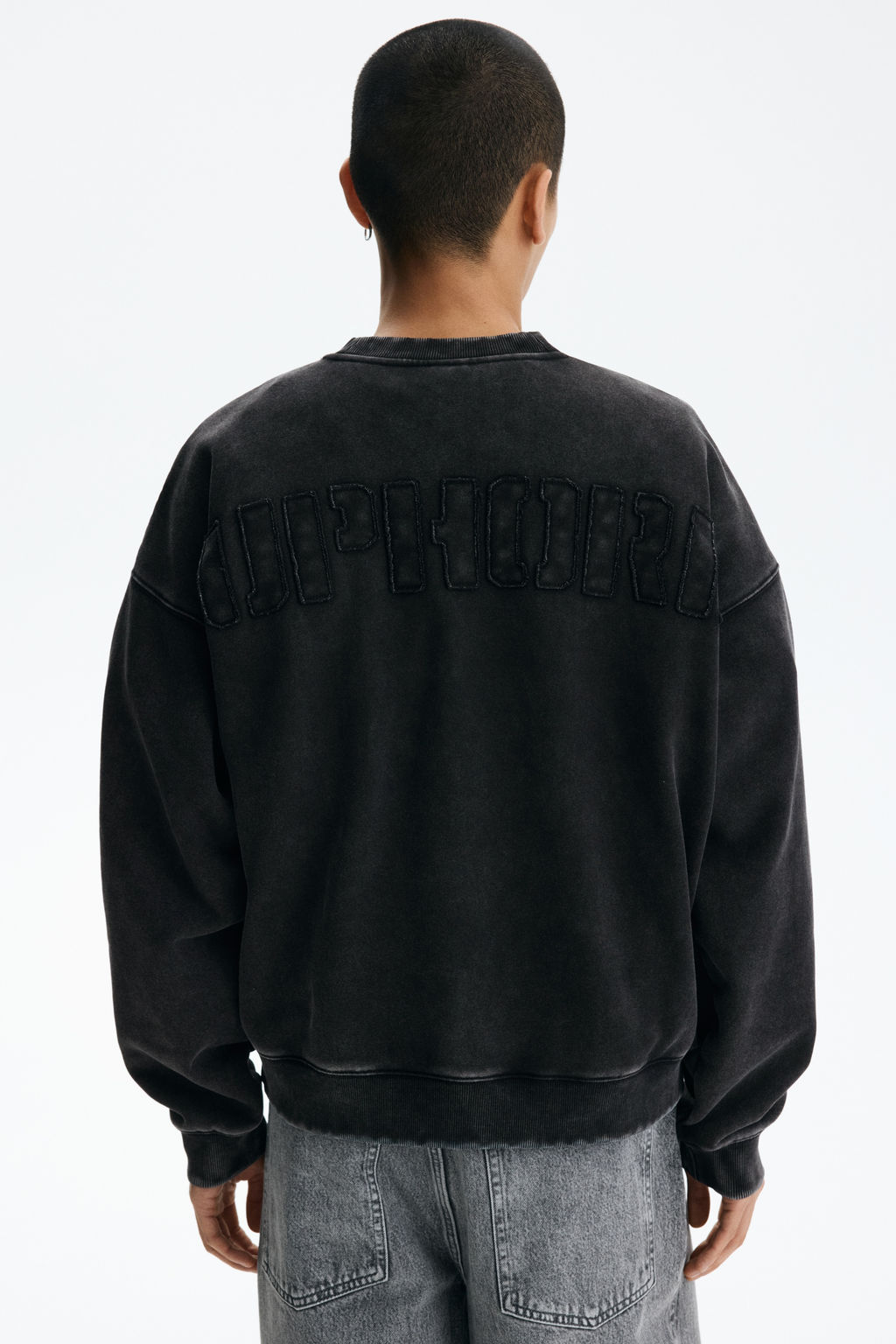 Sudadera con efecto lavado Oversized Fit - H&m фото 7