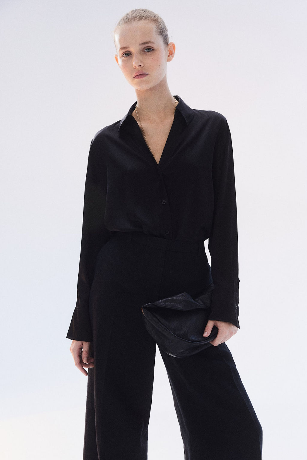 Blusa con escote de pico - H&m фото 4