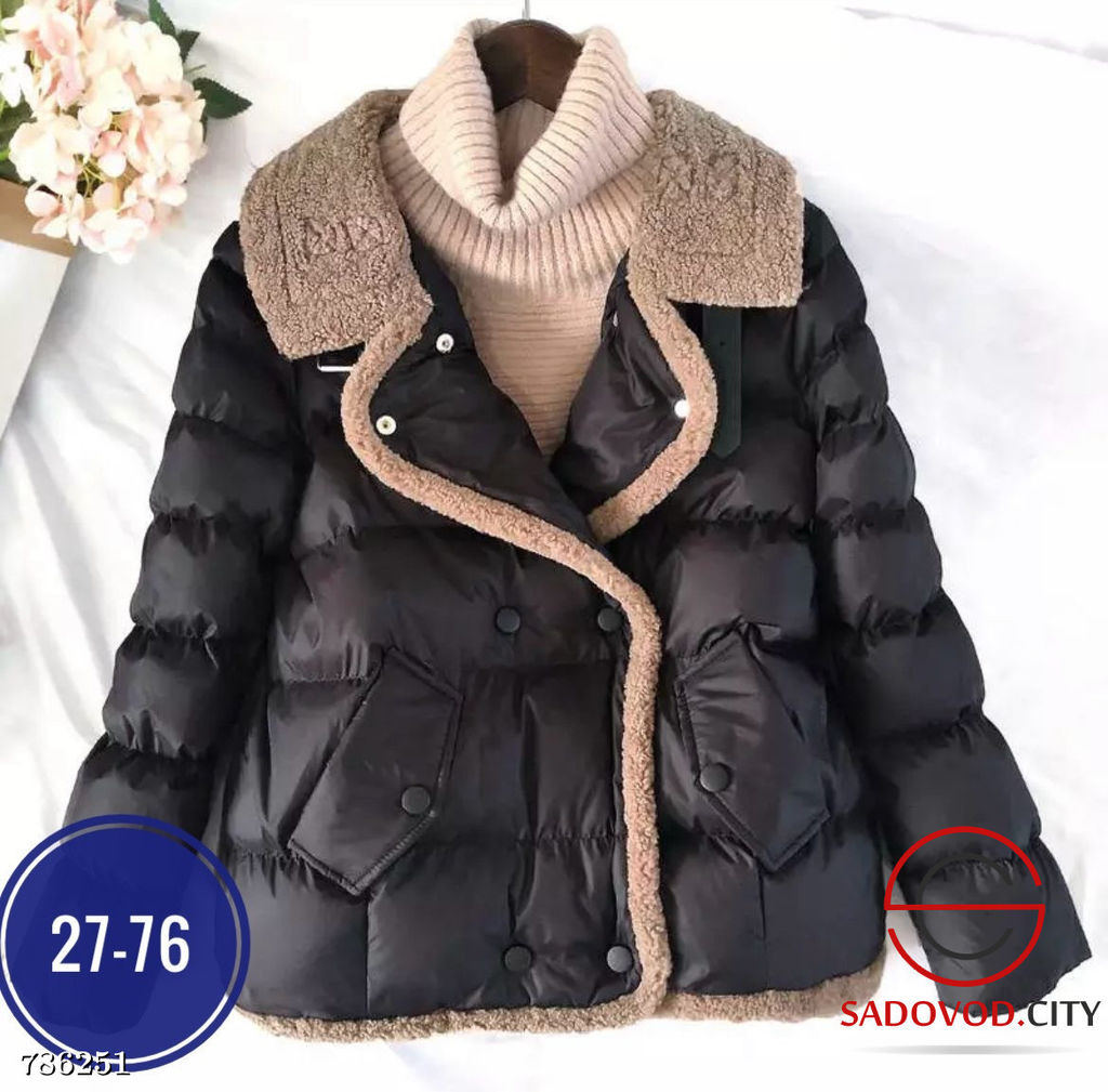 Женская куртка на пуговицах - Bruno фото 4