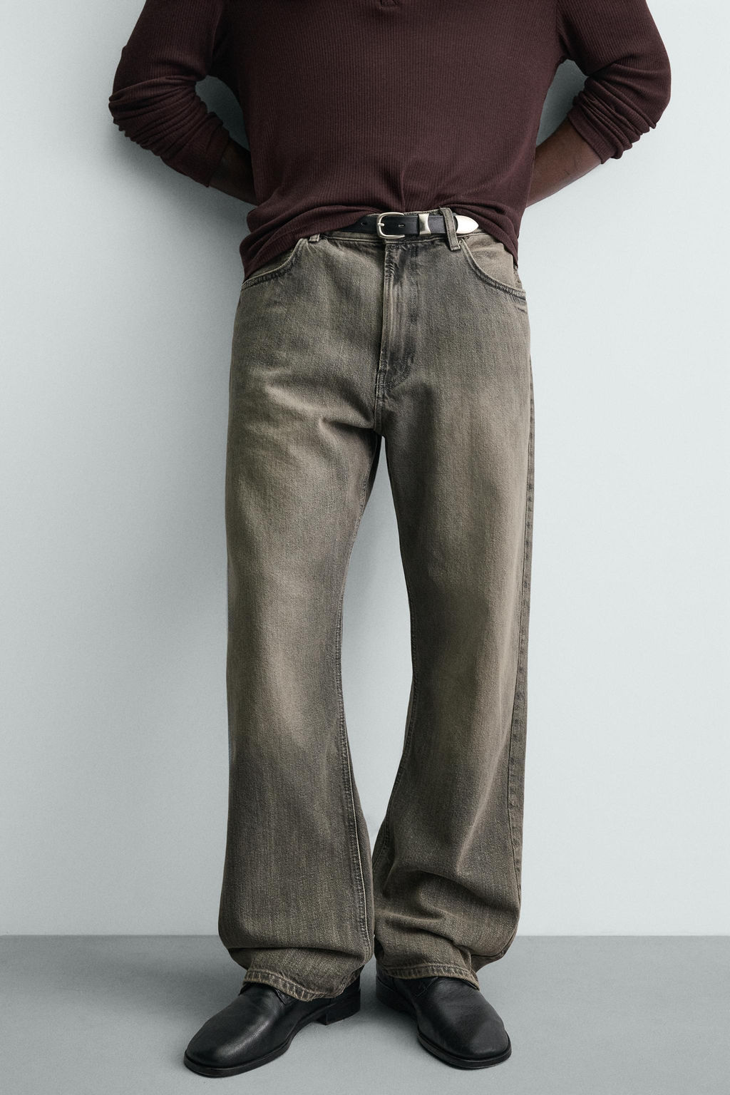 JEANS LOOSE FIT / Marr?n - Zara фото 5