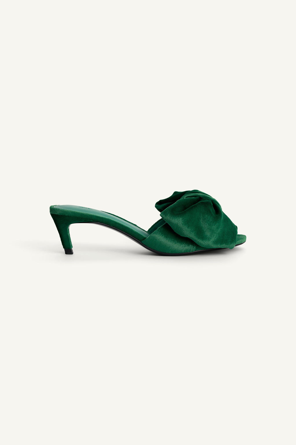 SANDALIA TAC?N MAXI LAZO LIMITED EDITION / Verde - Zara фото 5