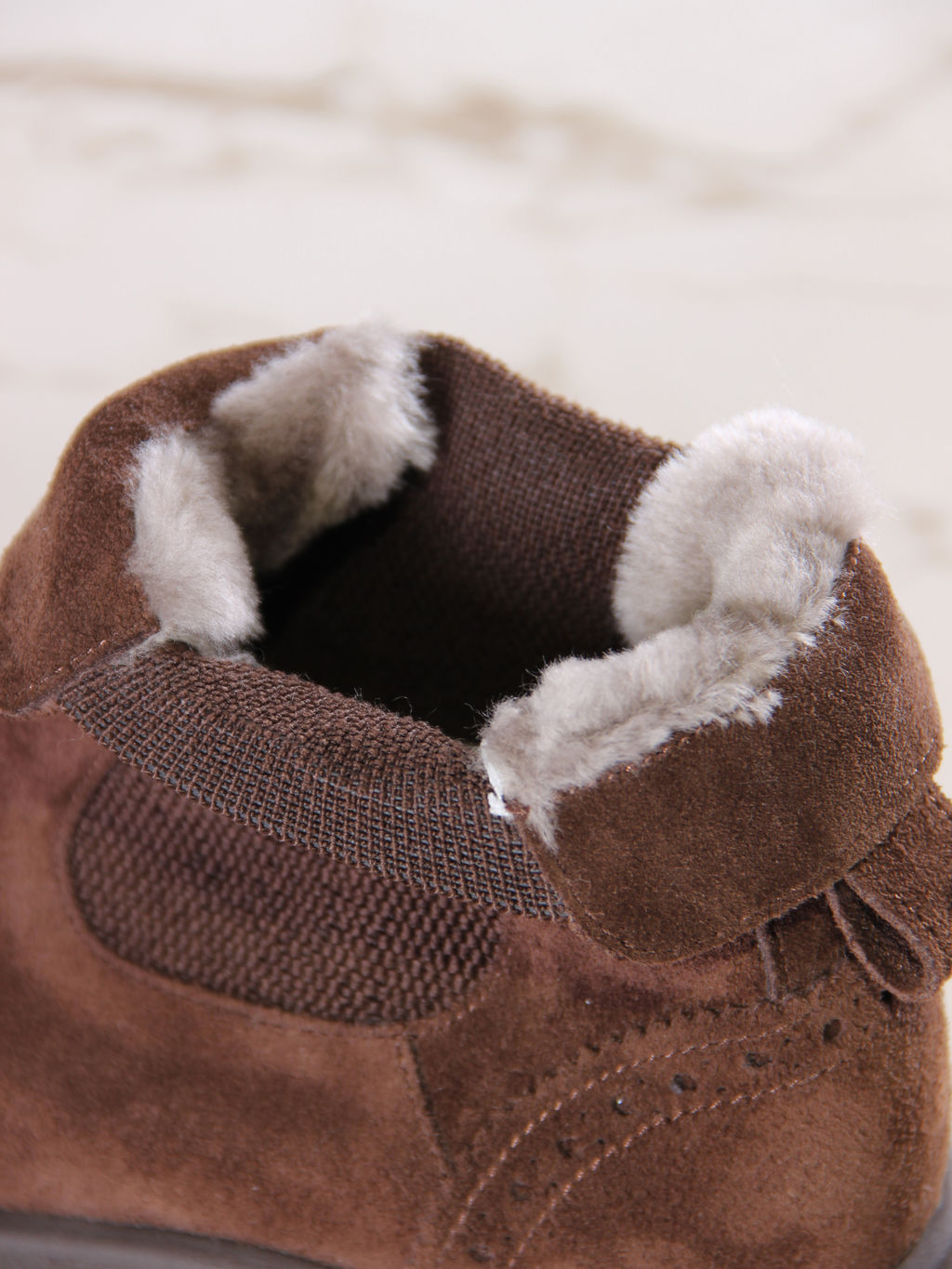 Челси 332.927br.Коричневая замша/мех